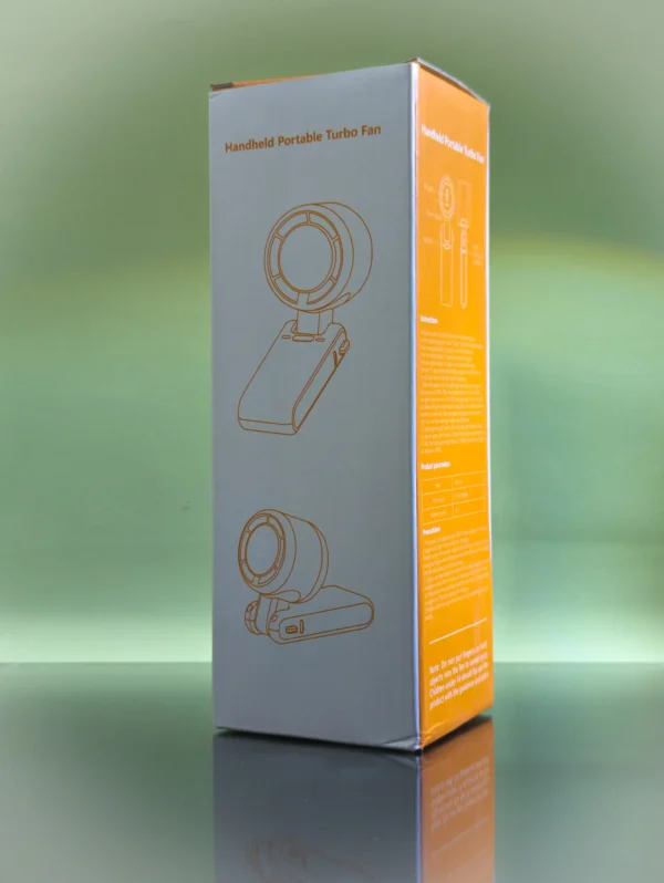 Portable Handheld Foldable Mini Turbo Fan - 1800mAh - Image 4
